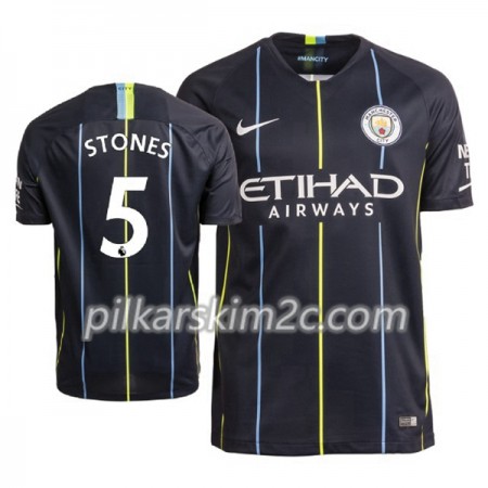 Koszulka Manchester City Stones 5 Precz 2018-2019 - Koszulki Piłkarskie